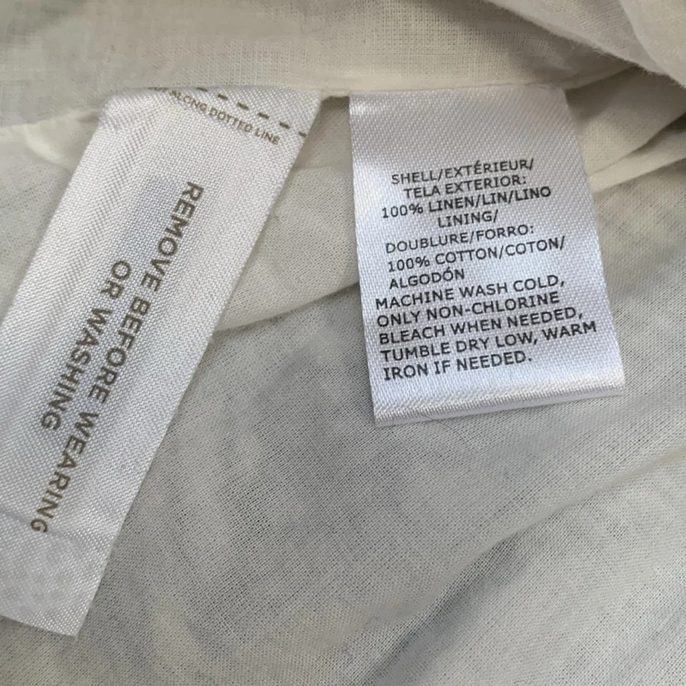 Vintage Linen LOFT skirt with pockets 2P - Picture 8 of 9